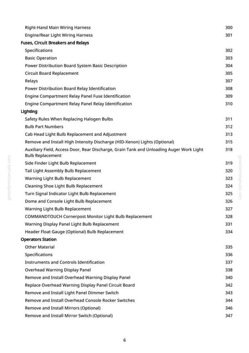 John Deere 9660 Cts Självgående Skördetröska Teknisk Manual Service PDF Verkstad Nedladdning bild 5