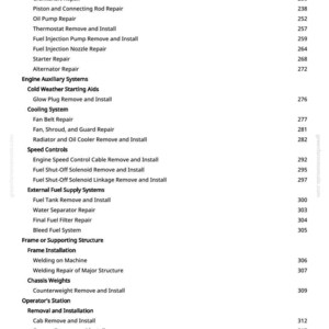 John Deere 27Czts, 35Czts grävmaskin reparationsmanual PDF | Serviceverkstad | Direkt nedladdning bild 6