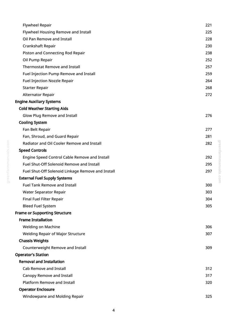 John Deere 27Czts, 35Czts grävmaskin reparationsmanual PDF | Serviceverkstad | Direkt nedladdning bild 6