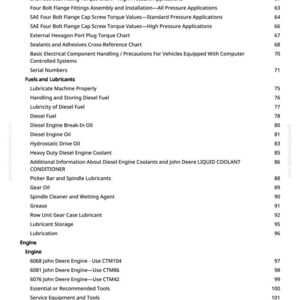 May include: A white page from a manual detailing engine-related topics, including fuels and lubricants. Key terms include "Diesel Engine Oil", "Lubrication", and "Engine". The page number is 3.