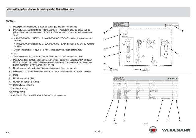 May include: A technical diagram from a parts catalogue, showing exploded views of mechanical components and a detailed parts list. The diagram includes numbered callouts and labels for easy identification of parts.
