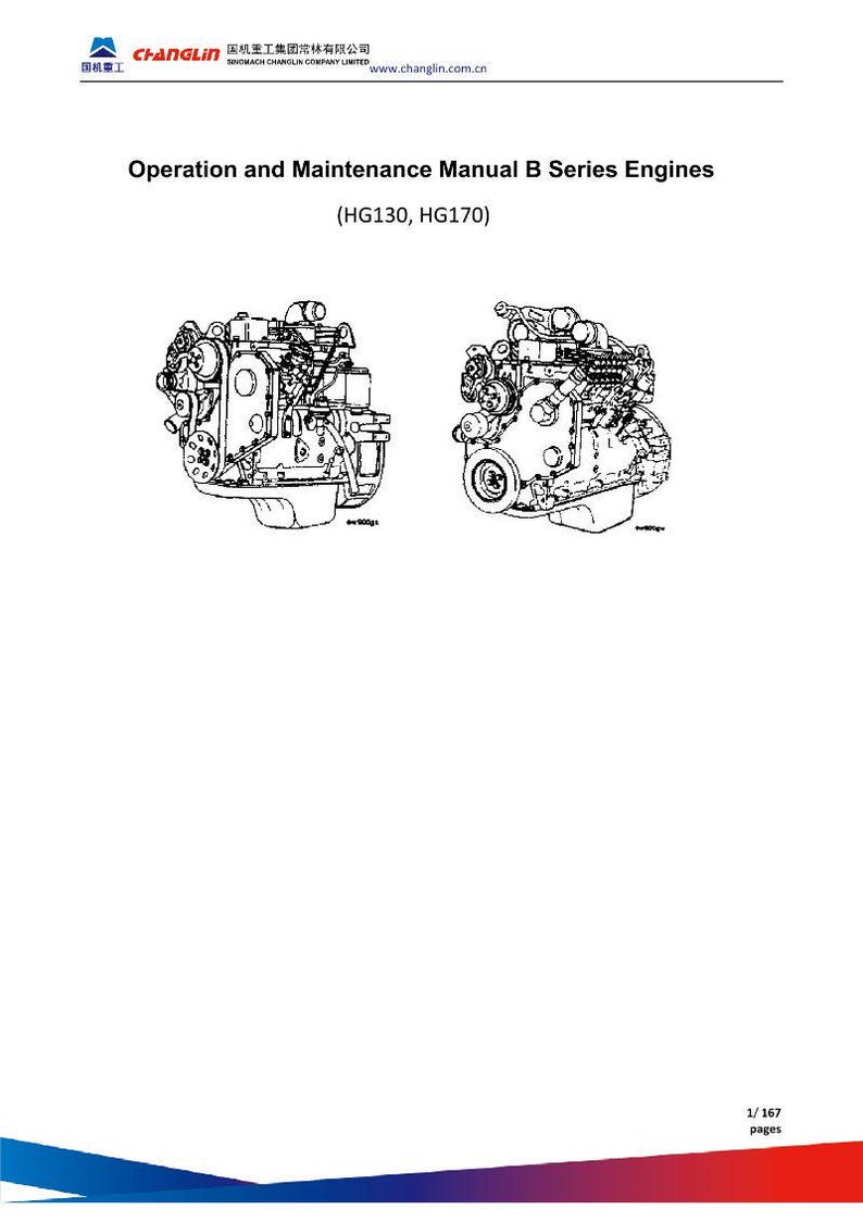 Hyundai HG130,HG170 Engine Manual Motor Grader Service Manual | Pdf | Instant Download image 1