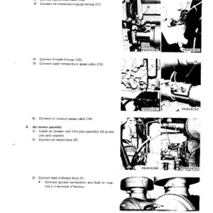Komatsu EG-serie II motor servicehandbok reparation verkstad PDF bild 11