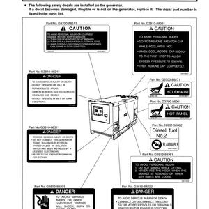 Kubota Diesel Generator SQ 50 Hertz Series Workshop Manual | Instant PDF Download image 5