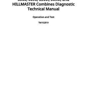 John Deere S560, S690, S560i, S690i och Hillmaster kombinerar drift och test-PDF | Direktnedladdning bild 2