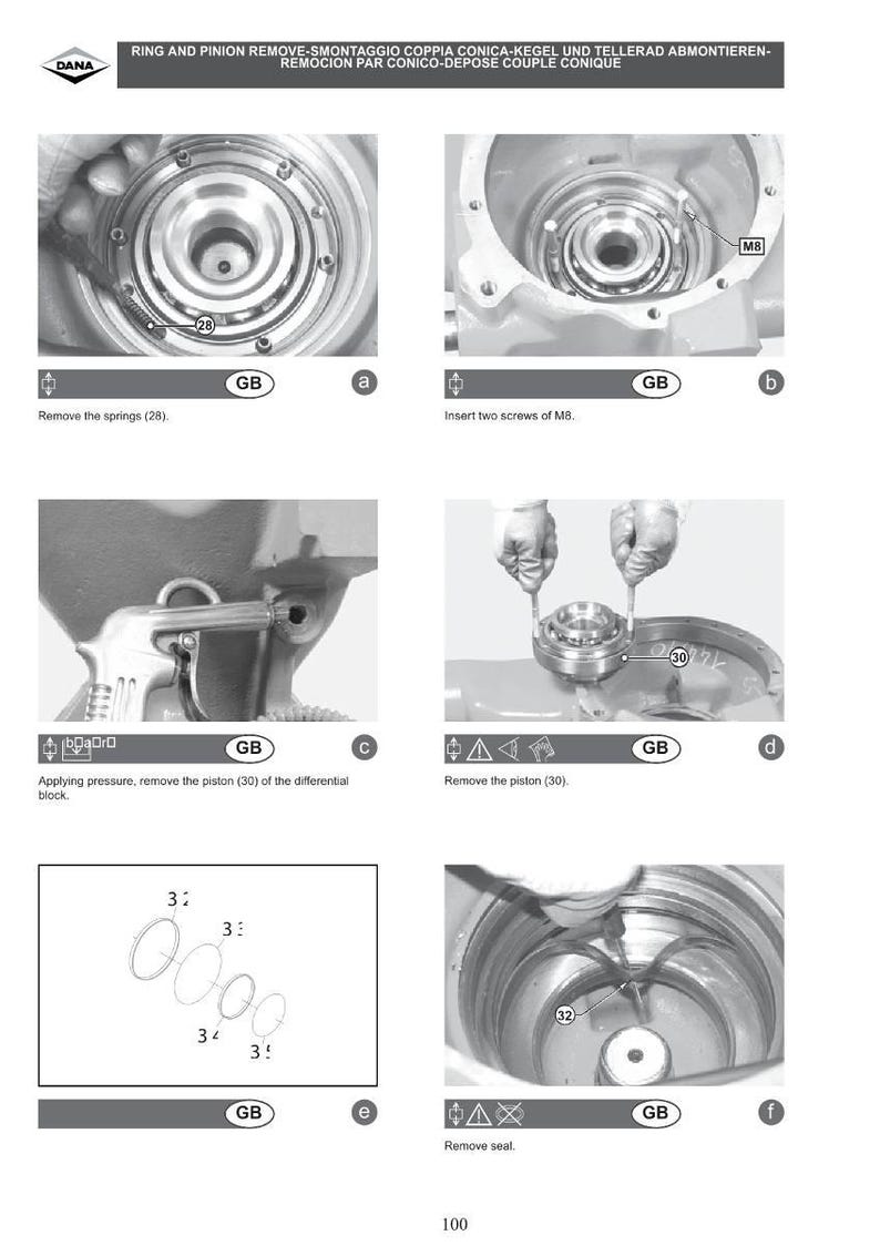 Dana 708 110 Steering axle Workshop Manual PDF | Service Repair | Instant Download image 8