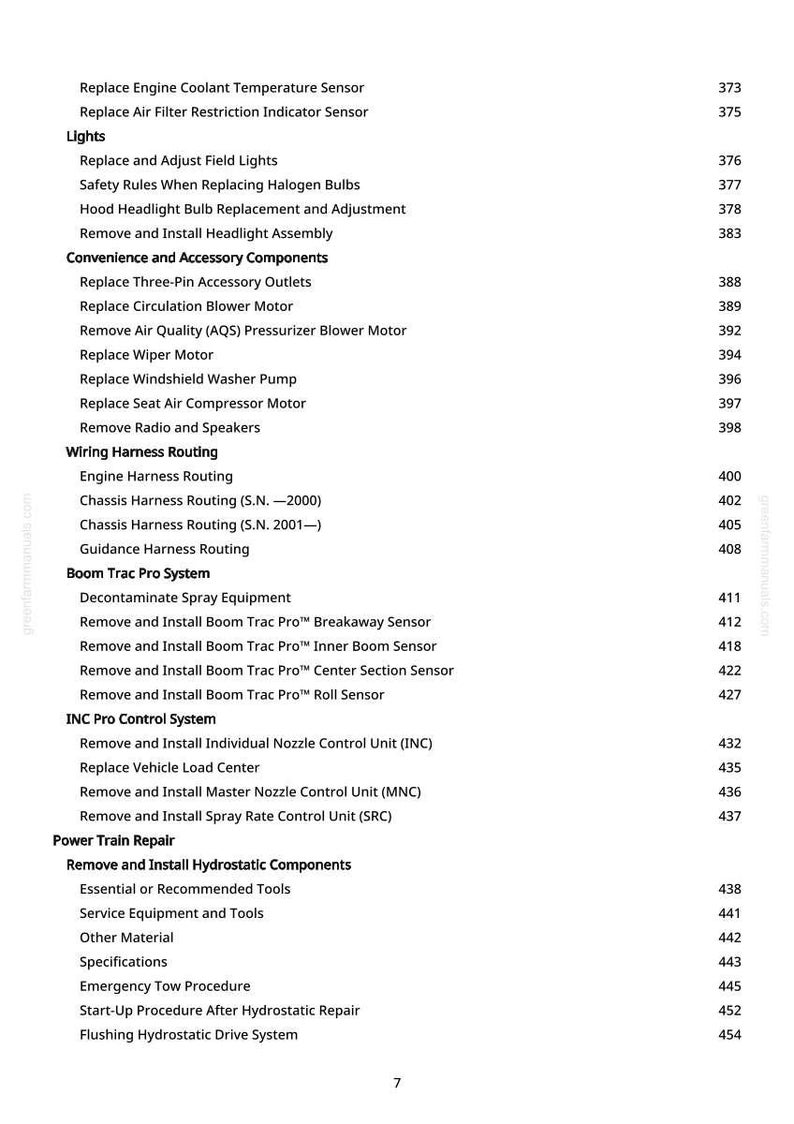 Peut inclure: Une page de manuel avec une liste de proc&eacute;dures de r&eacute;paration automobile. Le texte comprend des &eacute;l&eacute;ments tels que "Remplacer le capteur de temp&eacute;rature du liquide de refroidissement du moteur" et "D&eacute;poser et installer le bloc optique".