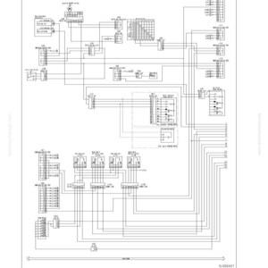 Puede incluir: Un diagrama de circuito detallado relacionado con el sistema de arranque del motor, etiquetado como 'se&ntilde;al de terminal C'. El diagrama es complejo, con numerosas l&iacute;neas, s&iacute;mbolos y anotaciones de texto. El n&uacute;mero de documento es SEN01234-00. Para la soluci&oacute;n de problemas.
