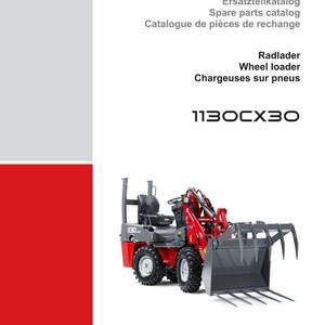 Weidemann 1130Cx30 Wheel loader Parts Manual PDF | Illustrated Catalog | Instant Download image 2