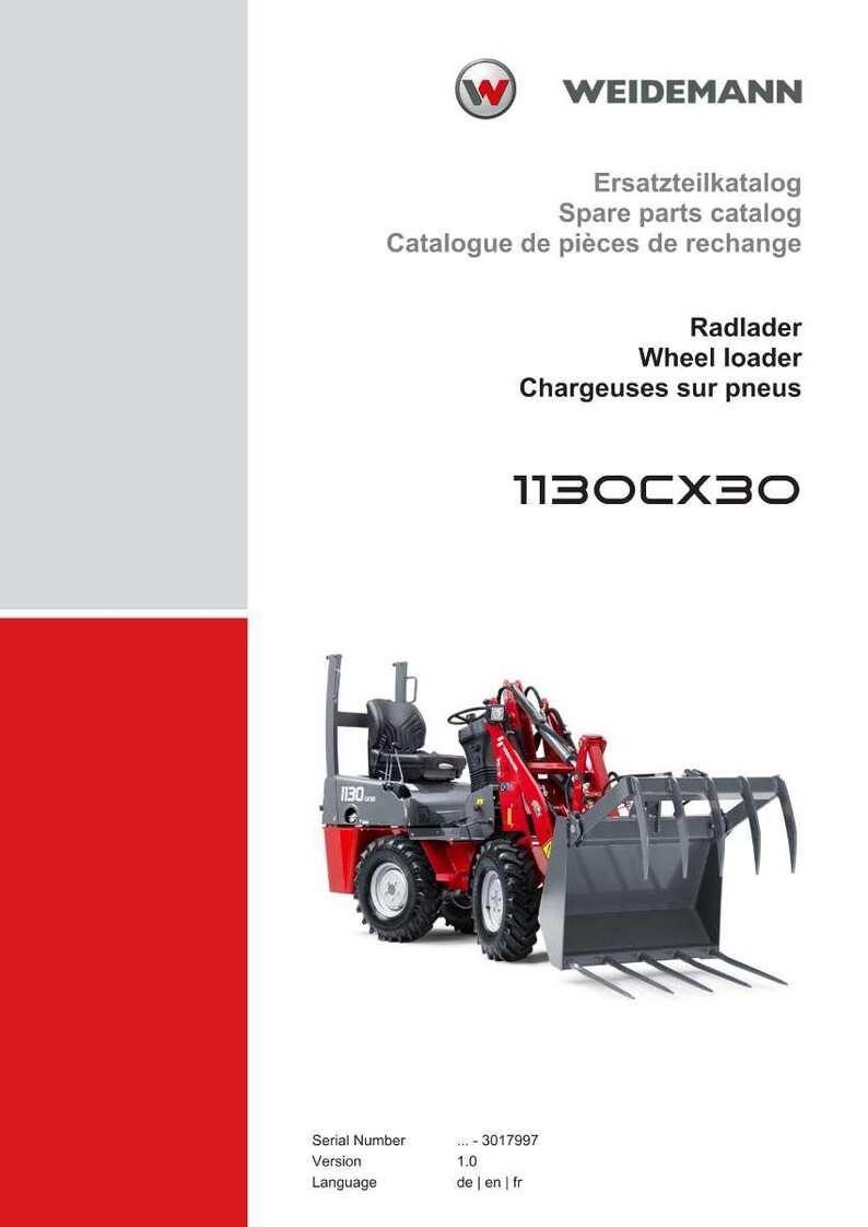 Weidemann 1130Cx30 Wheel loader Parts Manual PDF | Illustrated Catalog | Instant Download image 2