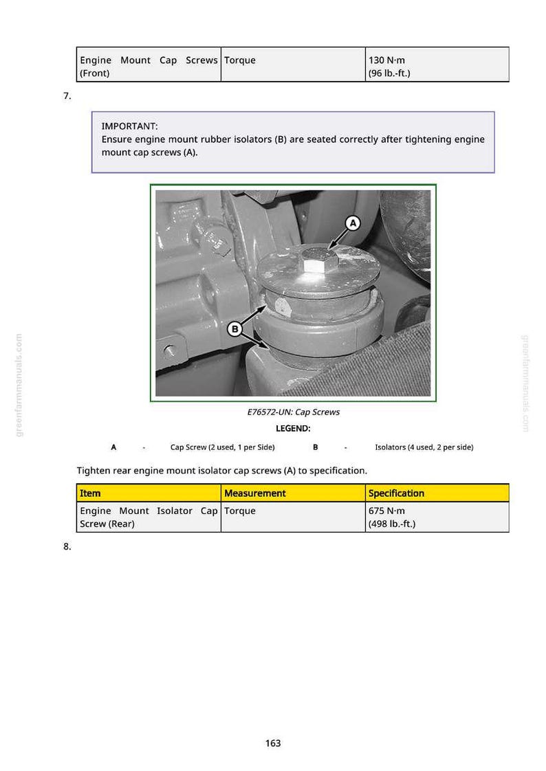 John Deere W235 W260, 500D, 500R, 525D, 530D, 536D, 994, 995 Roterande Självgående Strängläggare Reparationsmanual Pdf Ladda ner bild 3