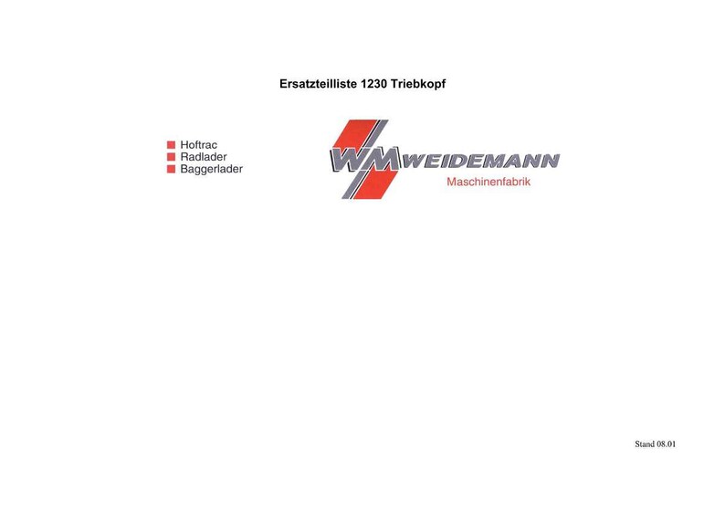 Weidemann 1230 Triebkopf Parts Manual PDF | Illustrated Catalog | Instant Download image 2