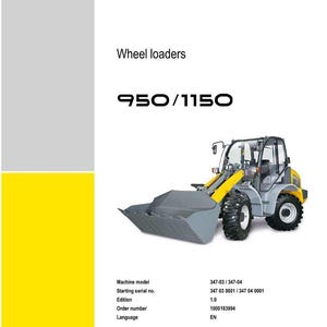 Wacker neuson kramer 950 1150 Wheel loader Repair Manual PDF | Service Workshop | Instant Download image 2