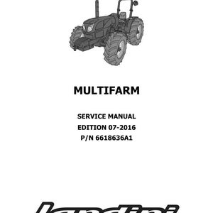 Landini Multifarm 75-80-90 Traktor Verkstadsmanual PDF - Perkins T2 bild 2