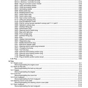 Manual de servicio de la cargadora de ruedas Weidemann 1160E en PDF / Reparación en taller / Descarga instantánea imagen 9