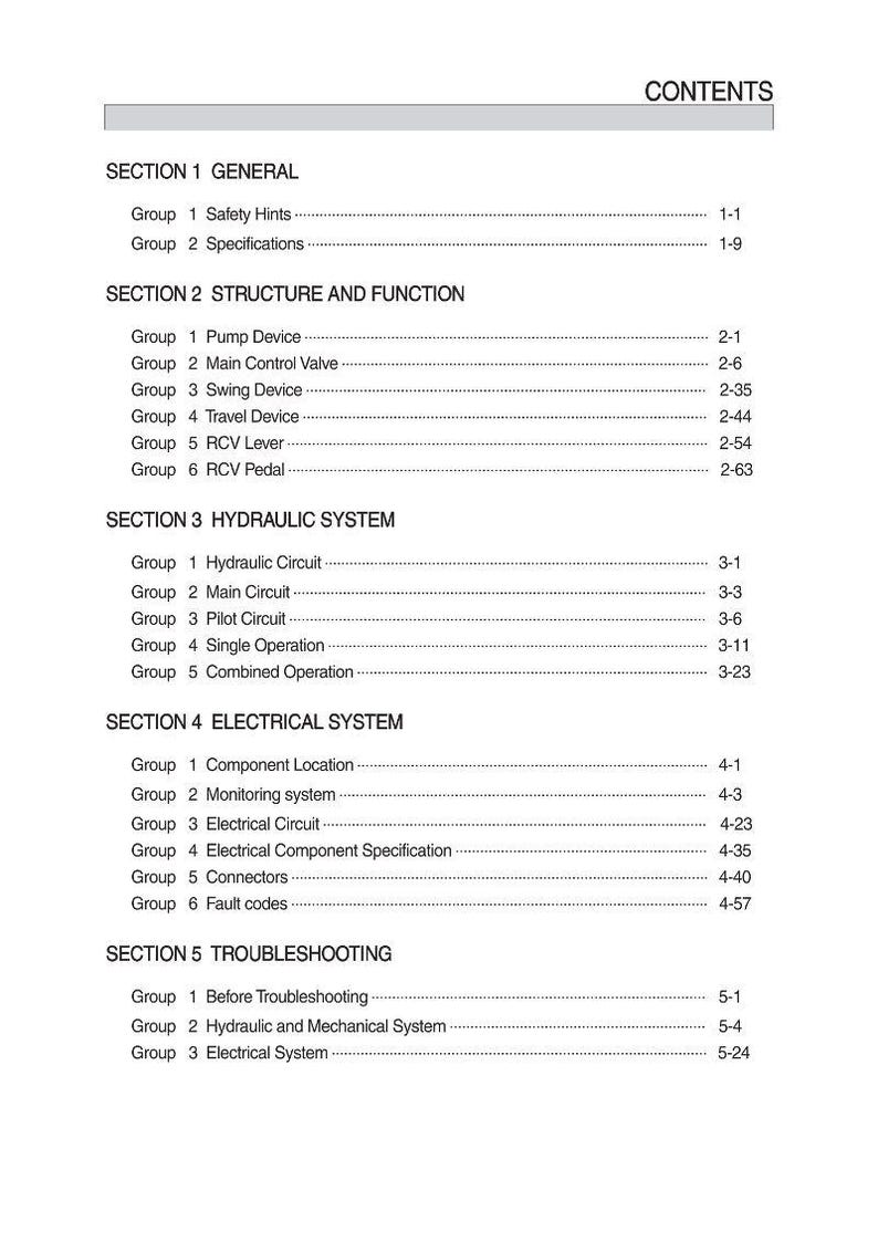 HYUNDAI HX19A Crawler Excavator Service Manual | PDF | Instant Download image 1