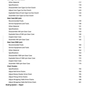 John Deere 744 Inplastningspress Teknisk manual Service PDF Verkstad Ladda ner bild 6