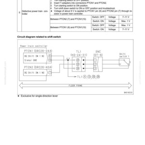 Komatsu D375A-6 Bulldozer Servicemanual Reparation Verkstad PDF bild 7