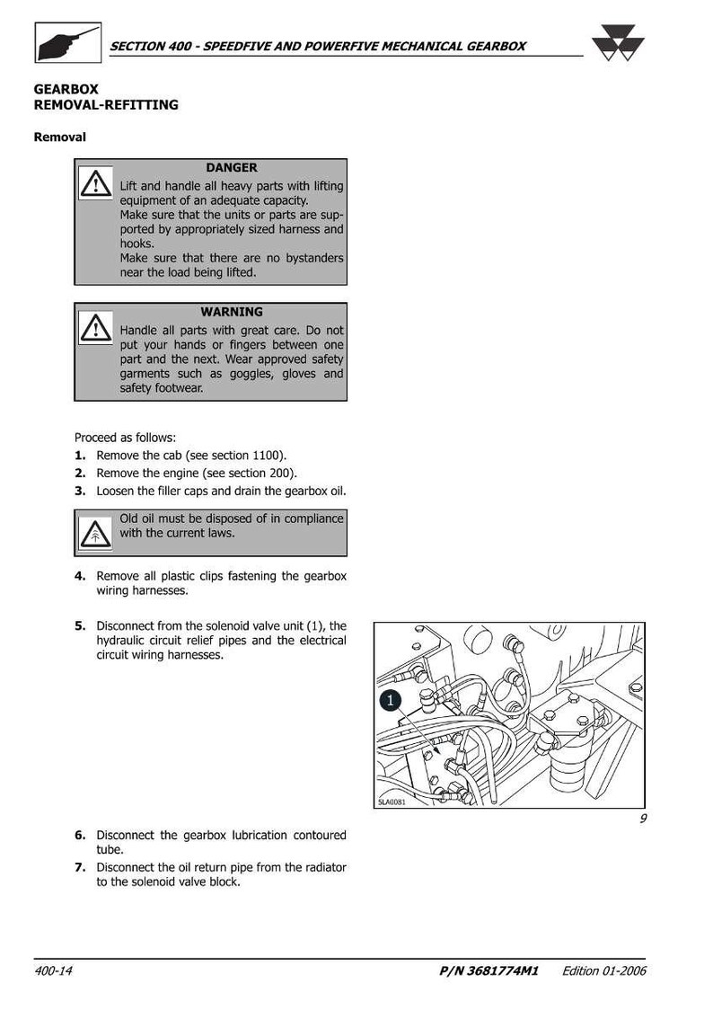 Massey Ferguson 2400-serie 2430 2435 2440 Onderhoudshandleiding voor tractoren pdf | Werkplaatsreparatie | Direct downloaden afbeelding 3