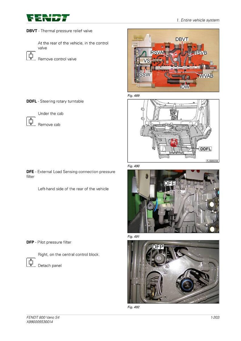 Fendt 800 Vario s4 Tractor Workshop Manual PDF | Service Repair | Instant Download image 3