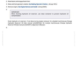 John Deere 326D, 328D, 329D, 332D, 333D Kompaktlastare Reparationsmanual Pdf | Serviceverkstad | Direktnedladdning bild 8