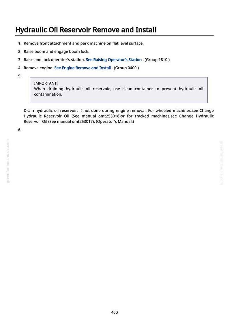 John Deere 326D, 328D, 329D, 332D, 333D Kompaktlastare Reparationsmanual Pdf | Serviceverkstad | Direktnedladdning bild 8