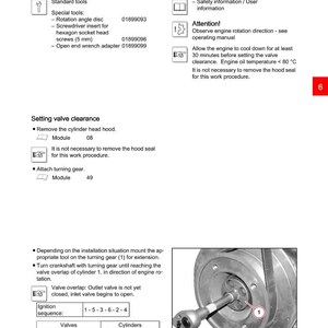 Instrukcja serwisowa silnika Deutz Tcd 6.1 l6 w formacie PDF | Naprawa serwisowa | Natychmiastowe pobranie zdjęcie 5