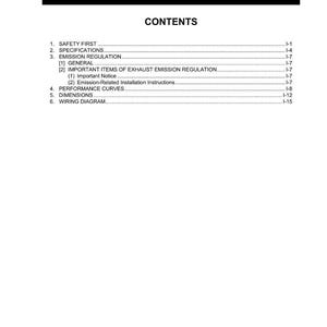Kubota Wg972 e4 efi Engine Workshop Manual PDF | Service Repair | Instant Download image 4