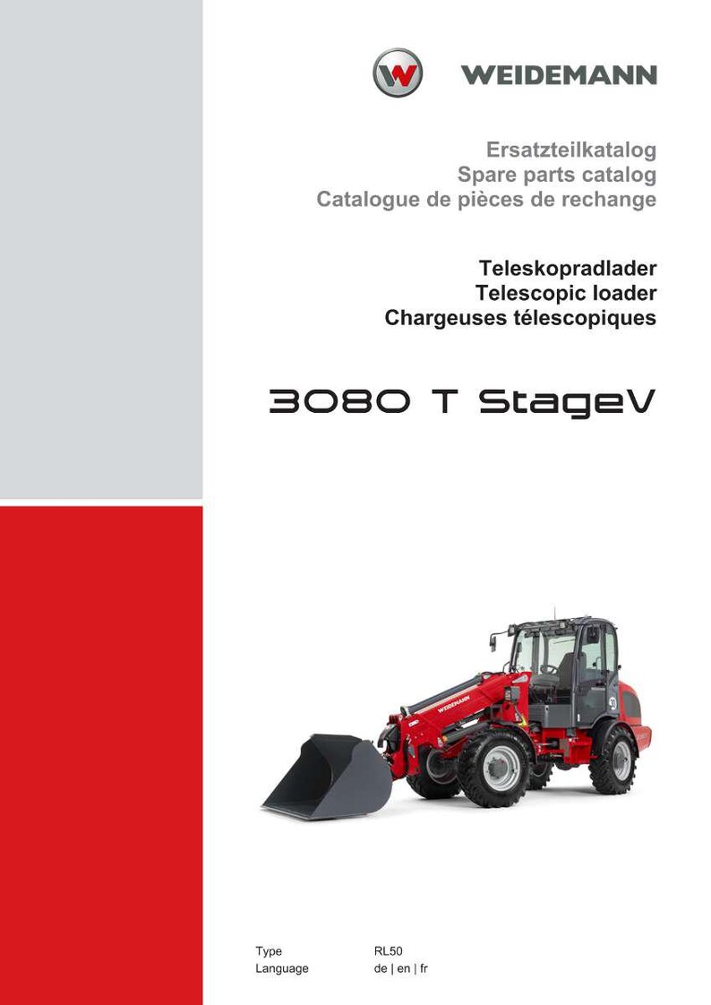 Weidemann 3080 T stage5 telescooplader onderdelenhandleiding pdf | Geïllustreerde catalogus | Direct downloaden afbeelding 2