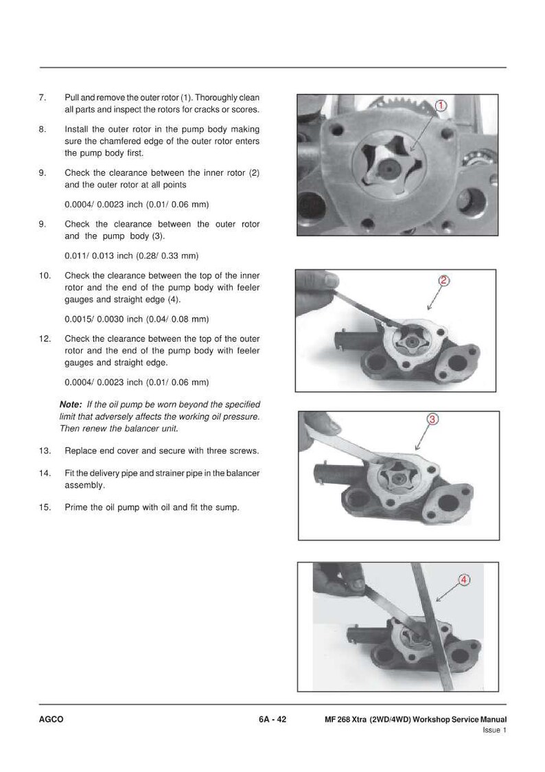 Massey ferguson 268 2Wd 4wd Tractor Service Manual PDF | Workshop Repair | Instant Download image 4