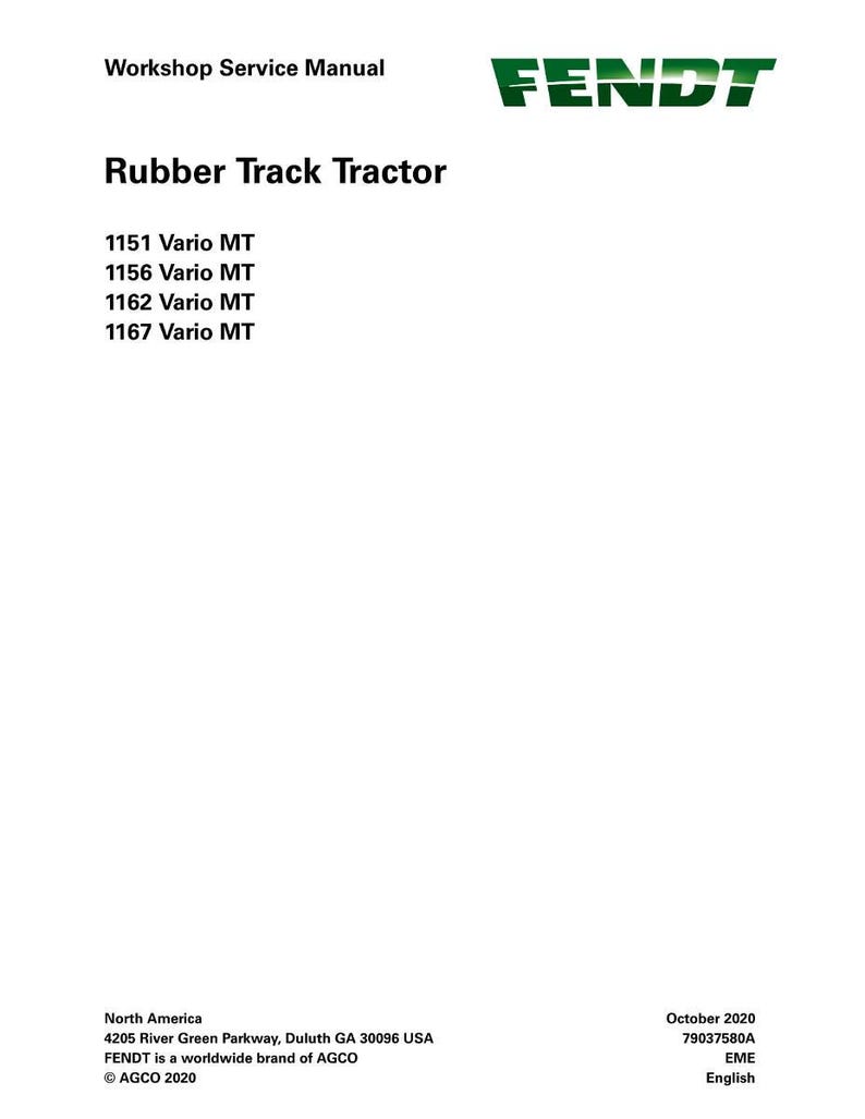 Fendt 1100 Mt Tractor Workshop Manual PDF | Service Repair | Instant Download image 2