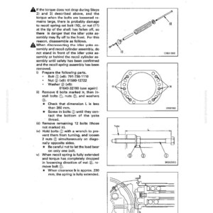 May include: A technical diagram from a manual, detailing the disassembly and assembly of a recoil spring. The image includes several component diagrams, with labels and measurements, and text instructions. The page number is 30-194.
