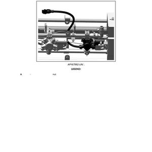 May include: Diagram showing the process to remove and install an edge nozzle. The image includes a detailed illustration of the components, including a nut, bracket, and various mechanical parts. Text at the top reads "Remove and install Edge nozzle."
