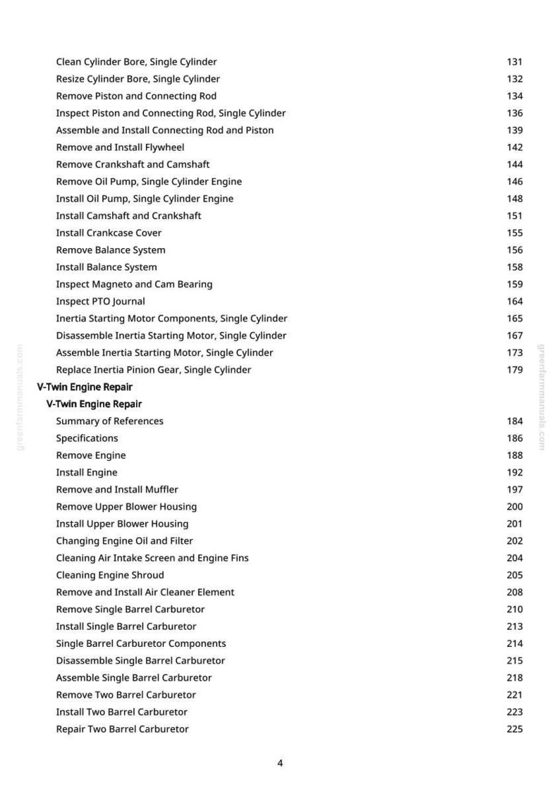 John Deere S100, S110, S120, S130, S140, S160, S170, S180 Lawn Tractor Technical Manual Pdf | Instant Download image 5