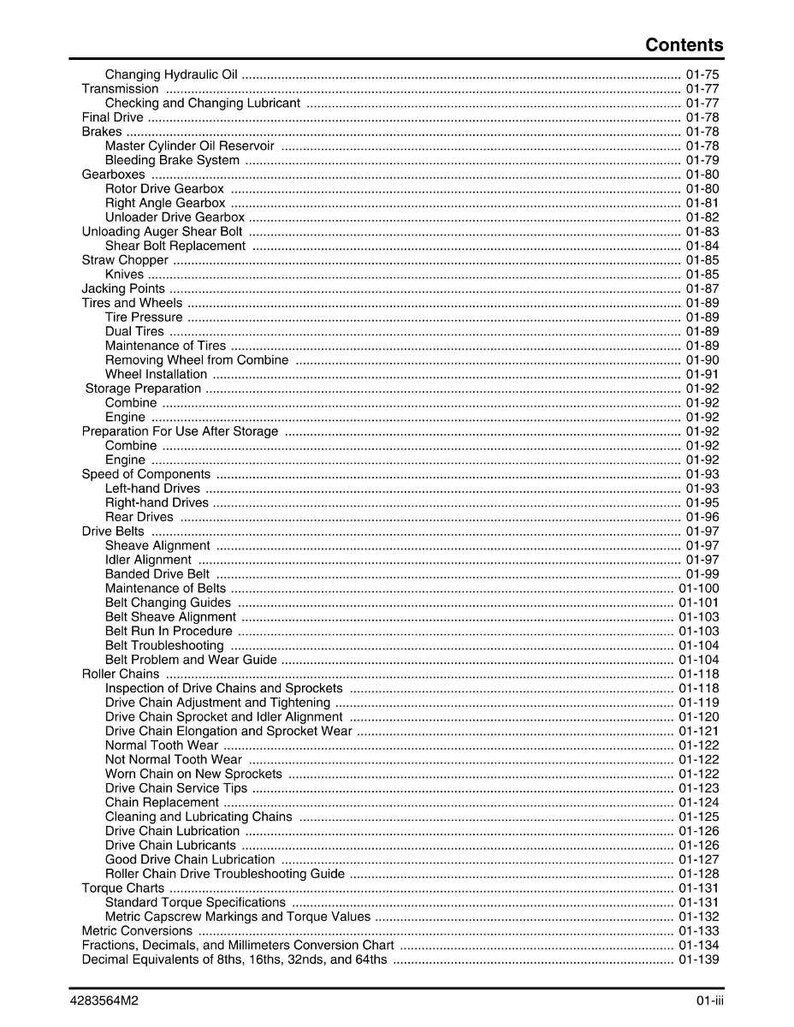 Massey ferguson 9545 9565 Rotary combine Service Manual PDF | Workshop Repair | Instant Download image 6