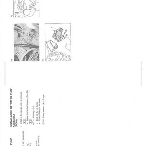 Komatsu PC40-6F hydraulisk grävmaskin servicemanual reparation verkstad PDF-nedladdning bild 7