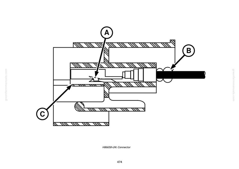 K&ouml;nnte beinhalten: Schwarz-wei&szlig;e technische Illustration eines Steckverbinders, gekennzeichnet mit Pfeilen und den Buchstaben A, B und C. Das Diagramm zeigt die interne Struktur des Steckverbinders mit Querschnitten und Detailansichten.
