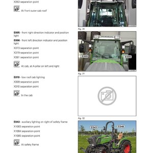 Manual de taller del tractor Fendt 200 Vario v f p s3 en PDF / Servicio y reparación / Descarga instantánea imagen 3