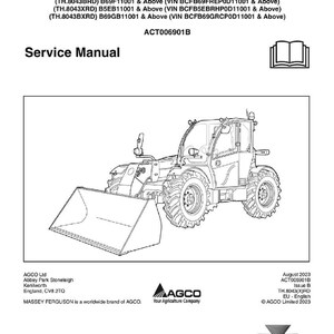 Massey Ferguson Th 8043rd 8043brd 8043xrd 8043bxrd stage 5 Verreiker Servicehandleiding pdf | Werkplaatsreparatie | Direct downloaden afbeelding 2