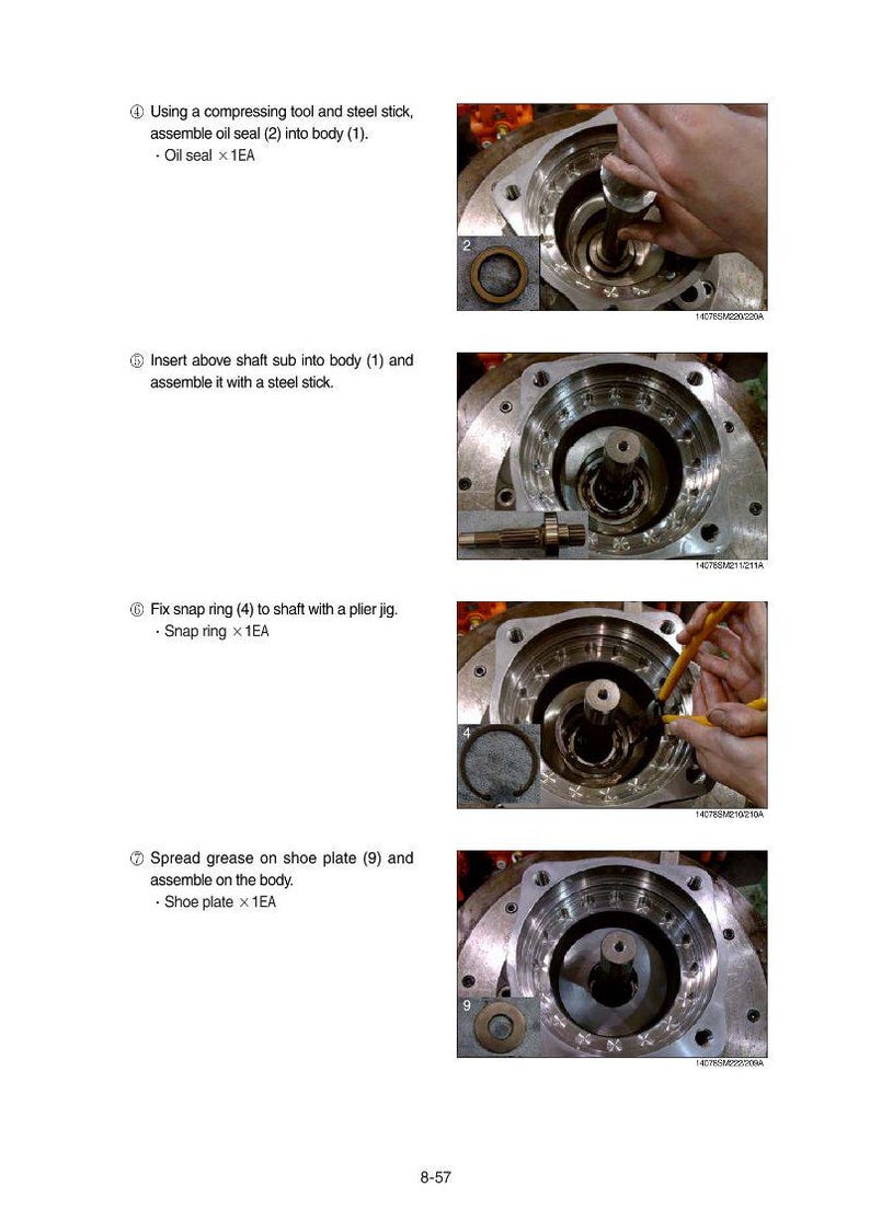 HYUNDAI R200W-7A Wheel Excavator Service Manual | PDF | Instant Download image 4