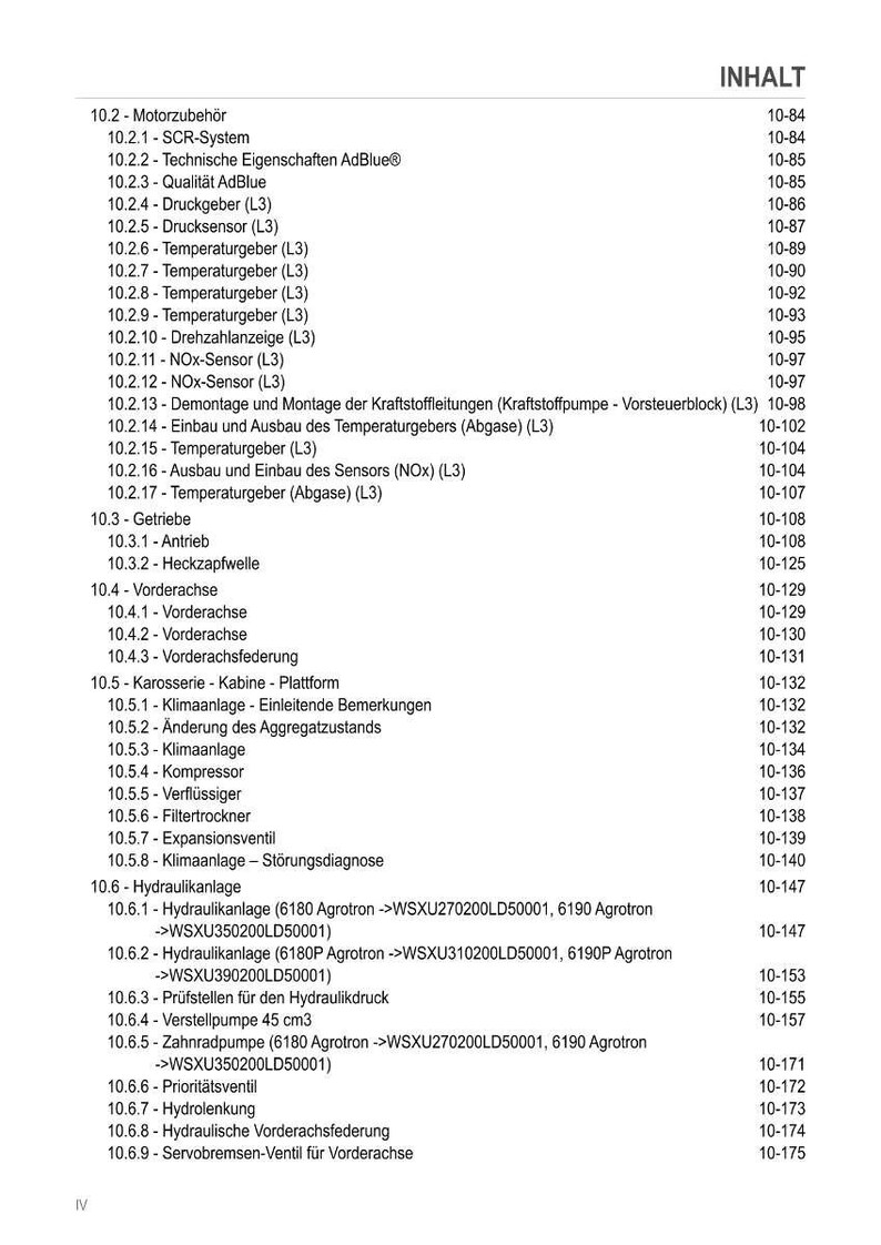 Deutz-Fahr Traktor Agrotron 6180/6180P, 6190/6190P Werkstatthandbuch | Omedelbar PDF-nedladdning bild 3