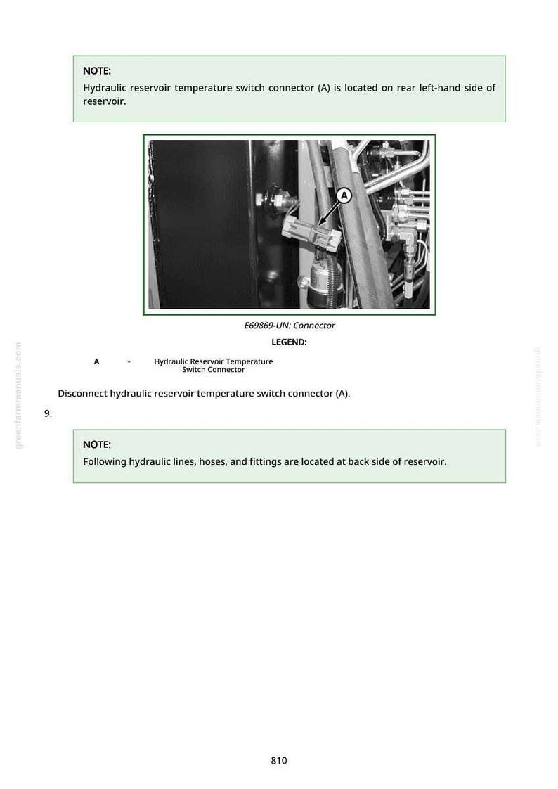 John Deere W235 W260, 500D, 500R, 525D, 530D, 536D, 994, 995 Roterande Självgående Strängläggare Reparationsmanual Pdf Ladda ner bild 7