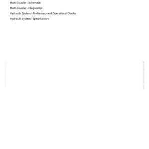 May include: A white page with the title "Multi-Coupler" and a list of related topics: Theory of Operation, Schematic, Diagnostics, Preliminary and Operational Checks, and Specifications. The number 3226 is at the bottom.