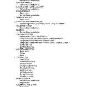 Massey ferguson Th 6534 7035 7038 stage 4 Telescopic handler Service Manual PDF | Workshop Repair | Instant Download image 10