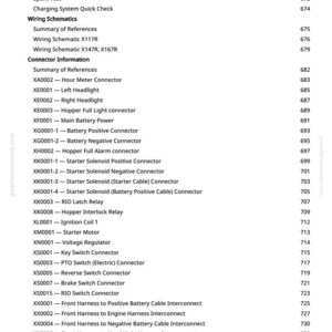 May include: A detailed page from a manual, listing various electrical components and tests. Includes sections on wiring schematics, connector information, and specific components like solenoids and switches. The page number is 10.