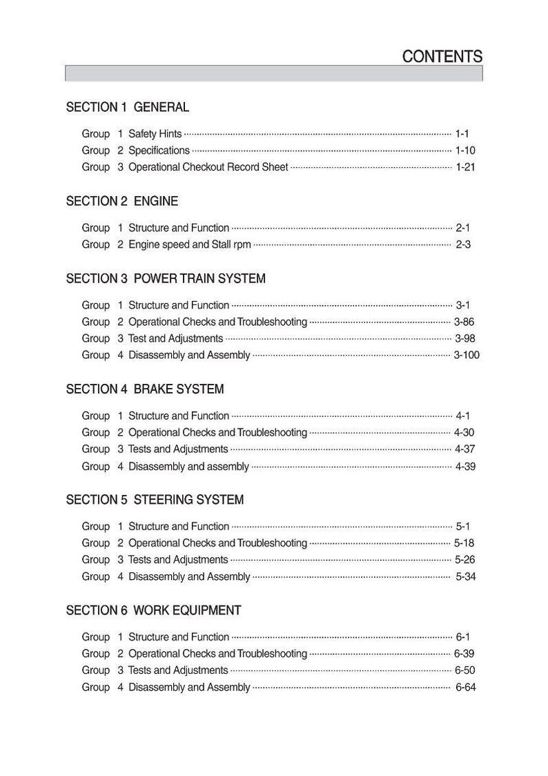 HYUNDAI HL980 Wheel Loader Service Manual | PDF | Instant Download image 1