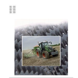 May include: Workshop Service Manual for FENDT 800 Vario SCR (Stage 3b). The cover features a green tractor in a field, with the FENDT logo at the bottom. Includes technical specifications and diagrams for agricultural machinery.