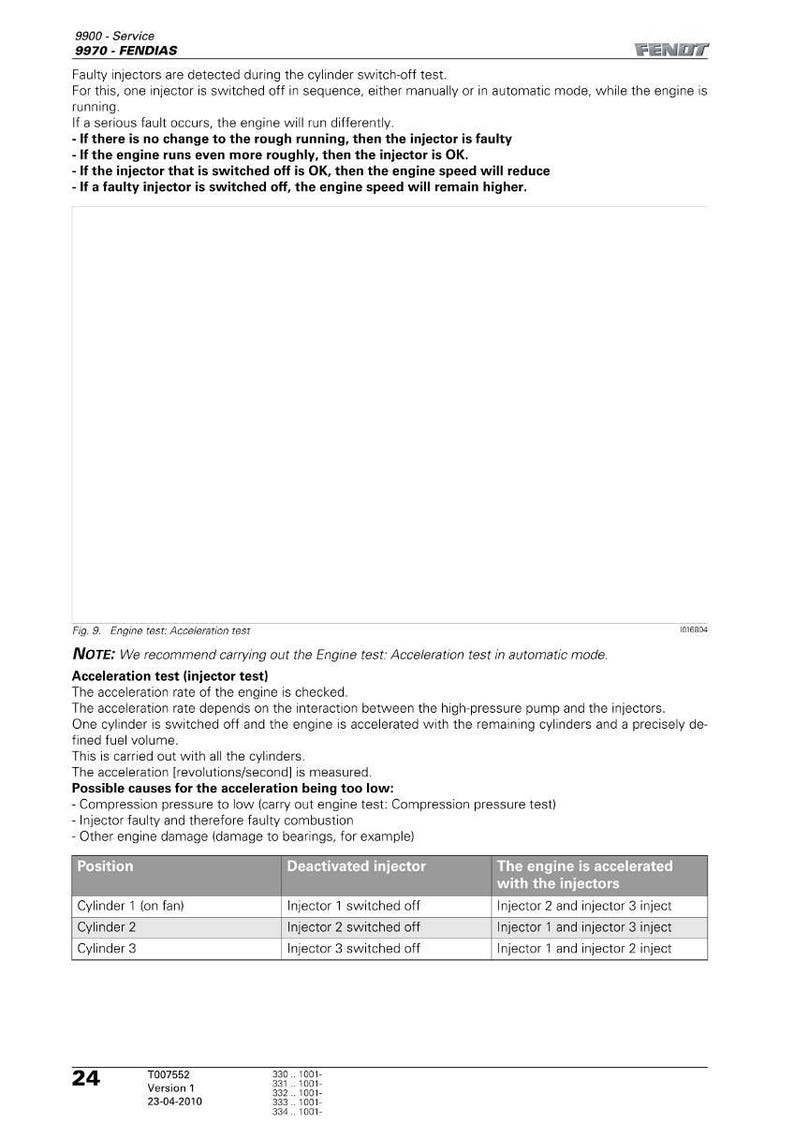 Fendt 200 Vario Traktor Werkstatt-Handbuch PDF | Service Reparatur | Sofort Download Bild 11