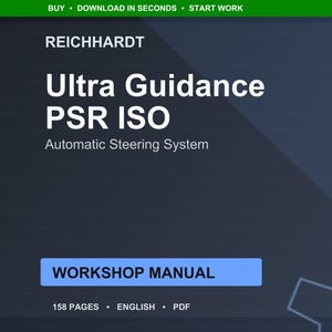 Reichhardt Ultra guidance psr iso Automatiskt styrsystem Verkstadshandbok PDF | Service och reparation | Direktnedladdning bild 1