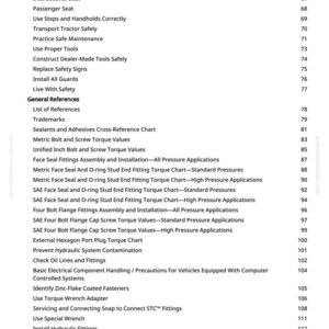 May include: A page from a manual with a table of contents. The text includes safety instructions, reference lists, and technical specifications for vehicle maintenance and repair. The page number is 3.